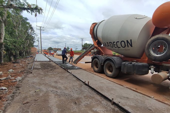 Obras de recapeamento na Estrada dos Periquitos seguem em andamento - News Rondônia