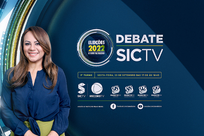 SIC TV / Record TV e a Rede Parecis de Rádio transmitirão o debate simultaneamente no dia 23 de setembro, 17 horas - News Rondônia