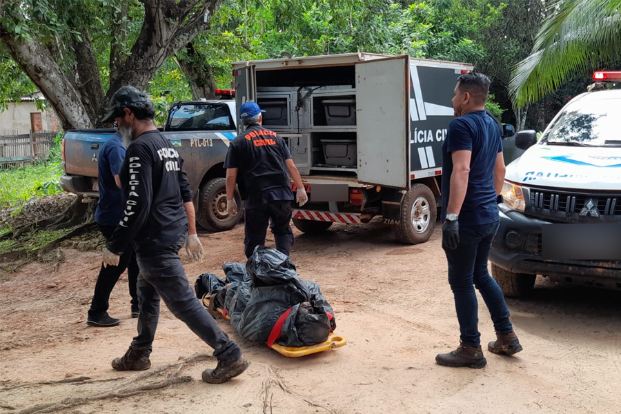 Cadáver encontrado em córrego estava com mãos e pés amarrados diz perícia - News Rondônia