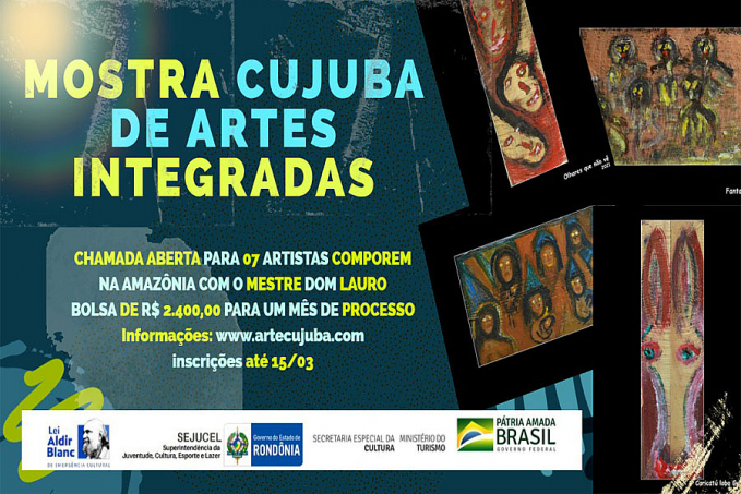 Espaço Cujuba convoca artistas de Rondônia e de todo o Brasil para participarem da Mostra Cujuba de Artes Integradas - News Rondônia