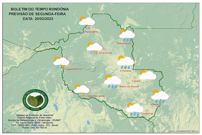 BOLETIM DO TEMPO: Previsão para essa segunda-feira 20 - News Rondônia