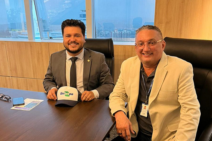 Presidente da Assembleia Legislativa recebe visita de técnico da Embrapa - News Rondônia