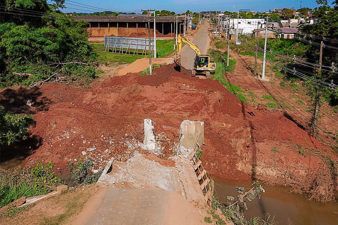 Prefeitura de Jaru inicia a construção de mais uma galeria de concreto com recurso próprio; Rua Tapajós é contemplada - News Rondônia
