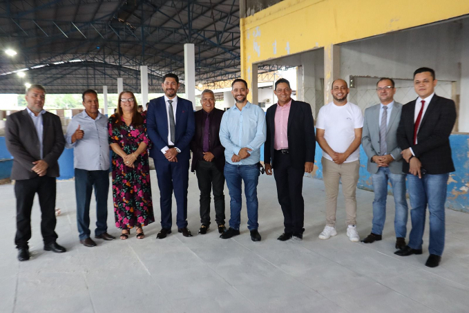 Márcio Pacele vistoria obras da nova rodoviária e destaca importância para a população e desenvolvimento da cidade - News Rondônia