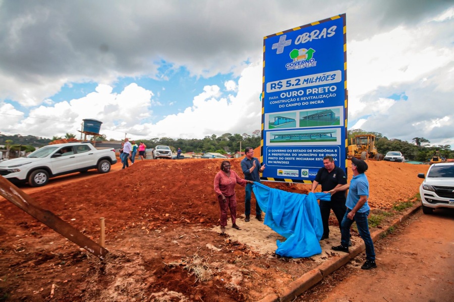 Em Ouro Preto do Oeste, Campo do Incra será transformado em estádio com recurso do Governo de Rondônia - News Rondônia