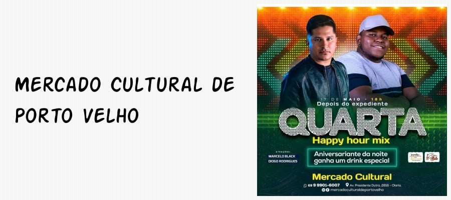 Agenda News: Os seis melhores lugares para você curtir a quarta-feira - News Rondônia