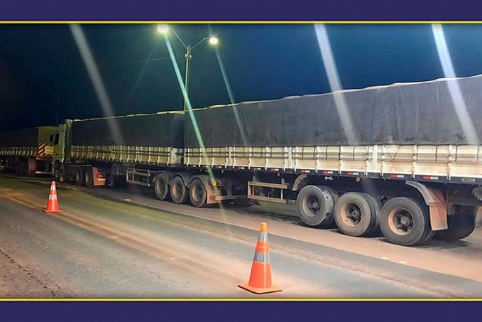 Em Pimenta Bueno/RO, Polícia Rodoviária Federal recupera 2 caminhões com registro de roubo/furto - News Rondônia