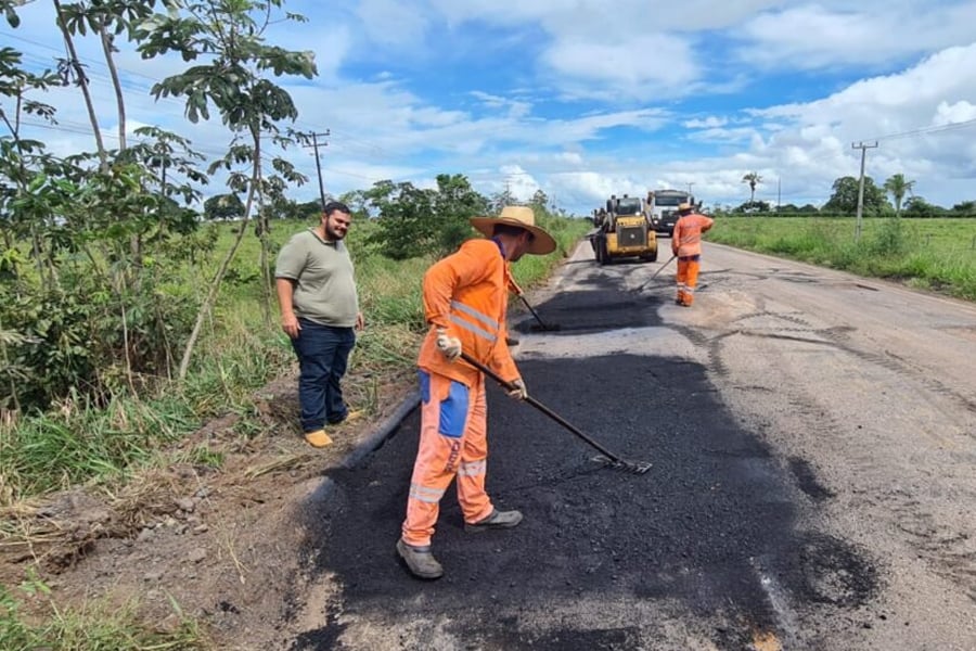 DER inicia recuperação da RO-383 entre Rolim de Moura e Santa Luzia dOeste - News Rondônia