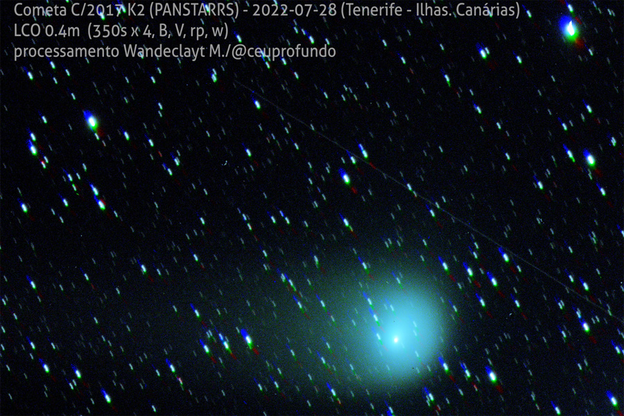 Cometa K2 chega hoje ao ponto mais próximo da Terra - News Rondônia