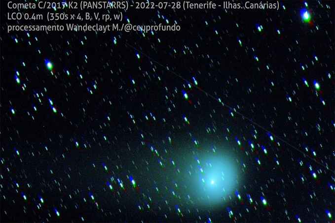 Cometa K2 chega hoje ao ponto mais próximo da Terra - News Rondônia