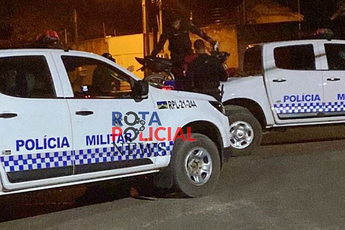 Marginal com tornozeleira eletrônica foge e cai com moto, derruba PM no chão e é preso em Vilhena - News Rondônia