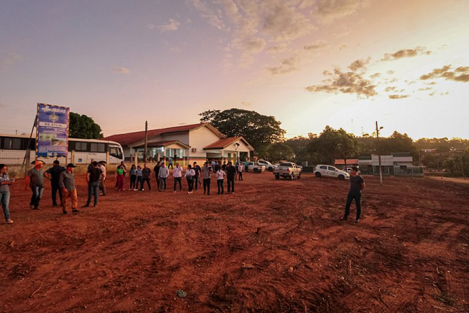 Governo dá Ordem de Serviço para construção de praça no distrito de Migrantinópolis em Novo Horizonte - News Rondônia