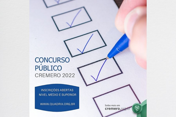 Cremero abre concurso para cargos de nível médio e superior - News Rondônia