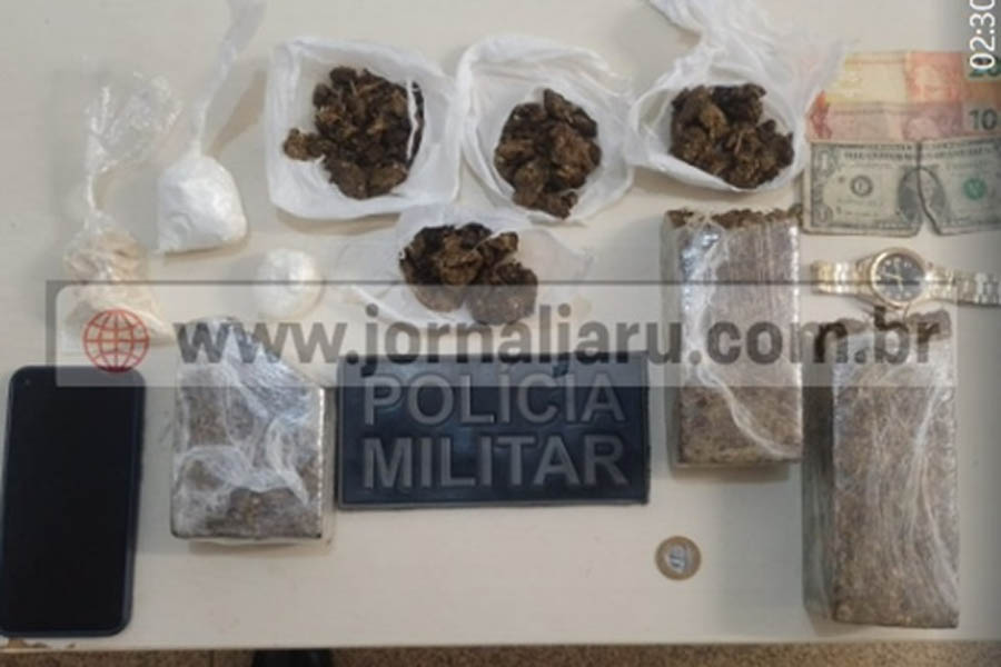 Trafico: Em Jaru, motociclista é preso com droga, após fugir e ser perseguido pela PM - News Rondônia