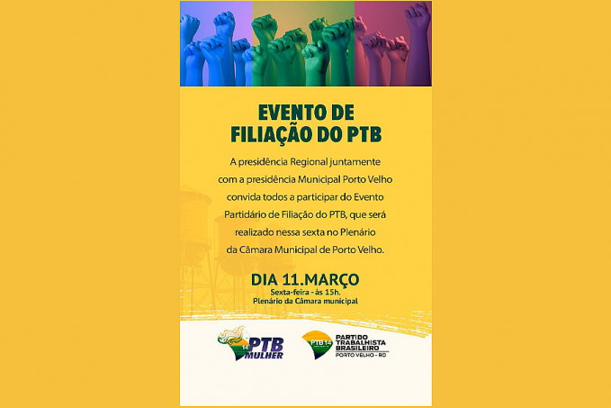 Evento de filiação do PTB (Partido Trabalhista Brasileiro) - News Rondônia