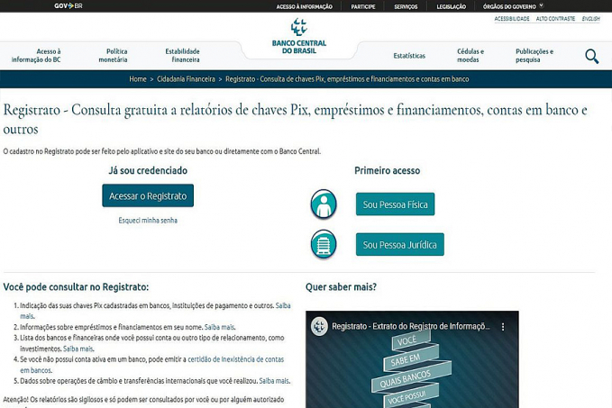 Acesso ao Registrato mudará a partir de fevereiro de 2023 - News Rondônia