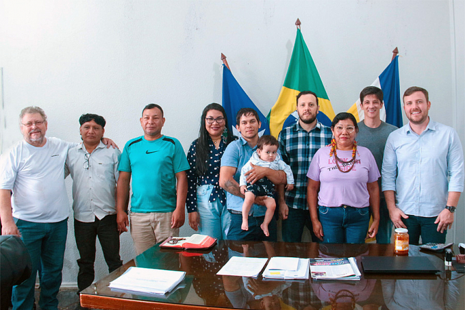 Lideranças indígenas se reúnem com prefeito para a criação da Coordenadoria de Assuntos Indígenas em Vilhena - News Rondônia
