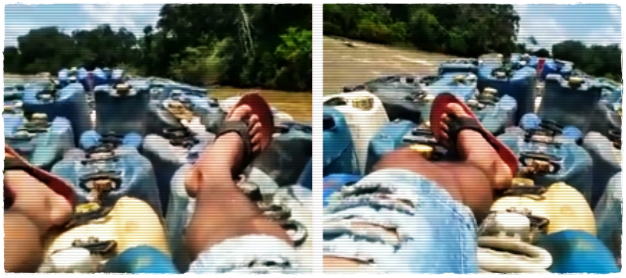 Vídeo: garimpeiros enfrentam Exército em fuga alucinante - News Rondônia