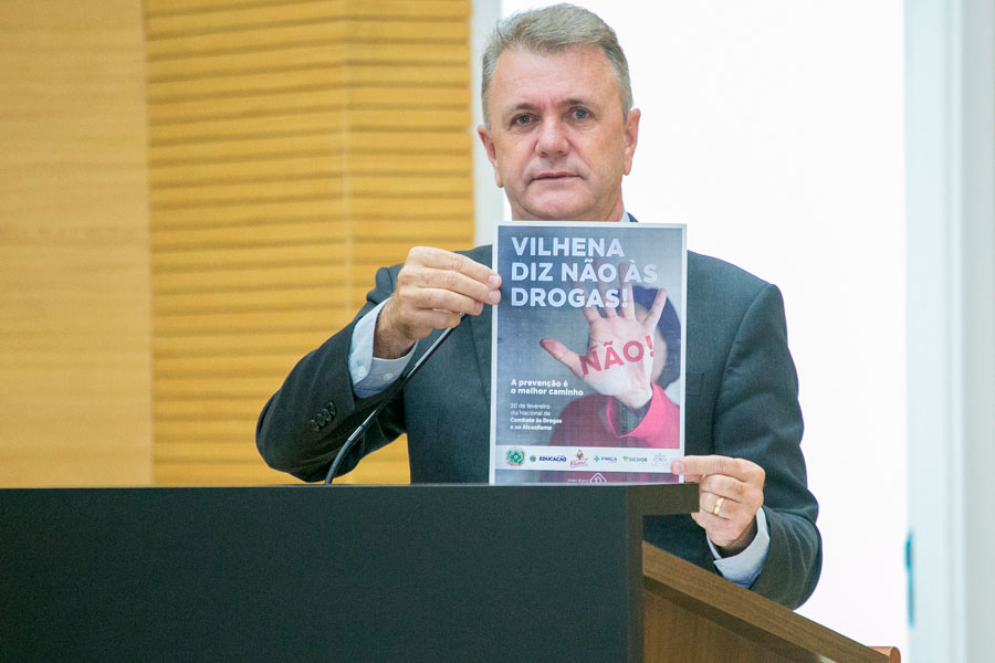 Luizinho Goebel enaltece campanha contra as drogas no município de Vilhena - News Rondônia