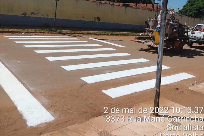 Vereador Márcio Pacele tem pedido atendido para implantação de faixas de pedestres na Zona Leste - News Rondônia