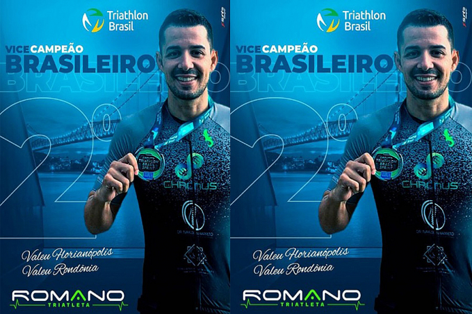 CONQUISTA - Rondoniense é vice-campeão brasileiro de Triathlon em Florianópolis - News Rondônia