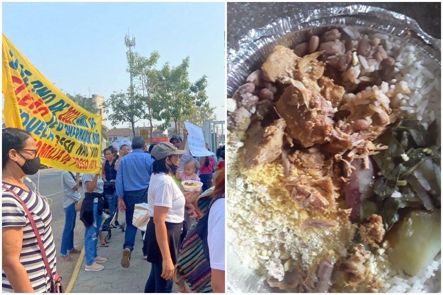 COMIDA ESTRAGADA: Parentes de apenados acusam empresa de servir marmita com comida estragada no 470 e 603 em Porto Velho - News Rondônia