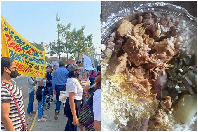 COMIDA ESTRAGADA: Parentes de apenados acusam empresa de servir marmita com comida estragada no 470 e 603 em Porto Velho - News Rondônia