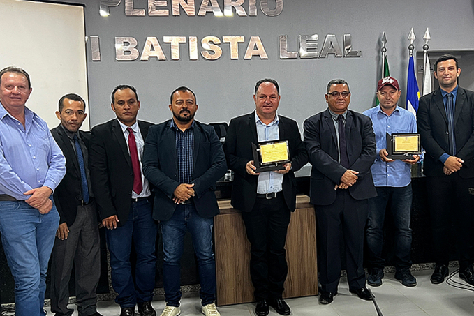 Deputado estadual eleito Pedro Fernandes é homenageado pela Câmara de Cujubim - News Rondônia