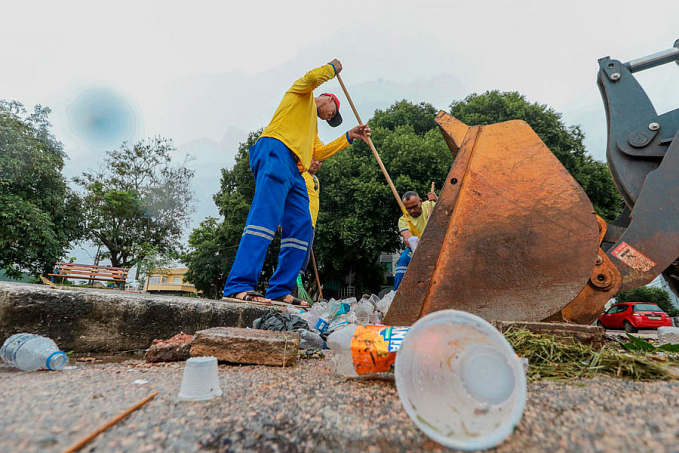 Equipes da Semusb seguem nos mutirões de limpeza no carnaval - News Rondônia