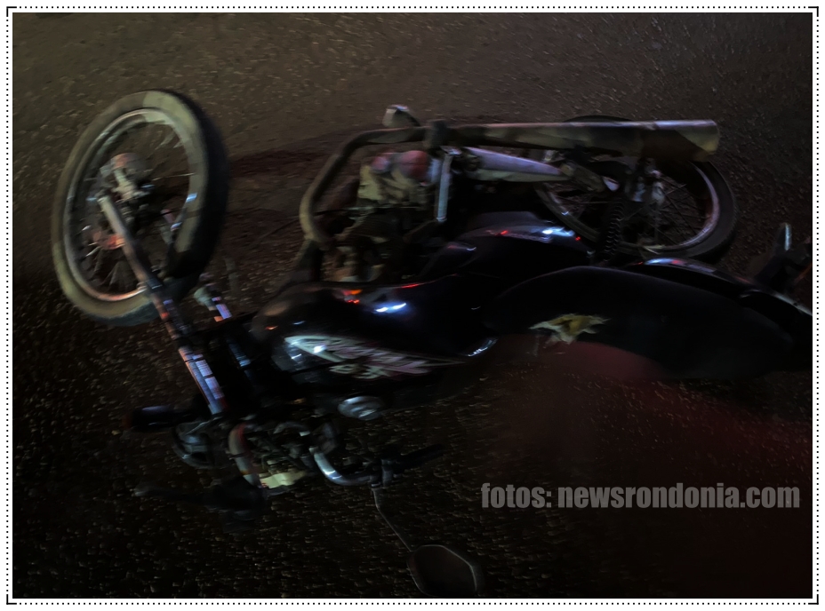 Motociclista sofre acidente em Porto Velho com garrafa de bebida alcoólica na cintura - News Rondônia