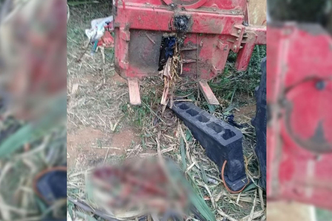 Jovem tem parte da perna arrancada em acidente de trabalho durante moagem de capim em Jaru - News Rondônia