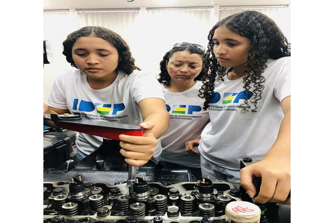 Cursos do Idep atraem cada vez mais as mulheres que reforçam postos de trabalho - News Rondônia