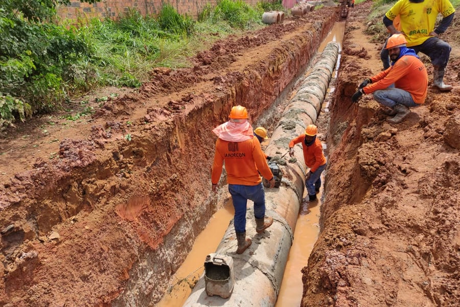 Obras de drenagem são iniciadas na rua Humaitá - News Rondônia