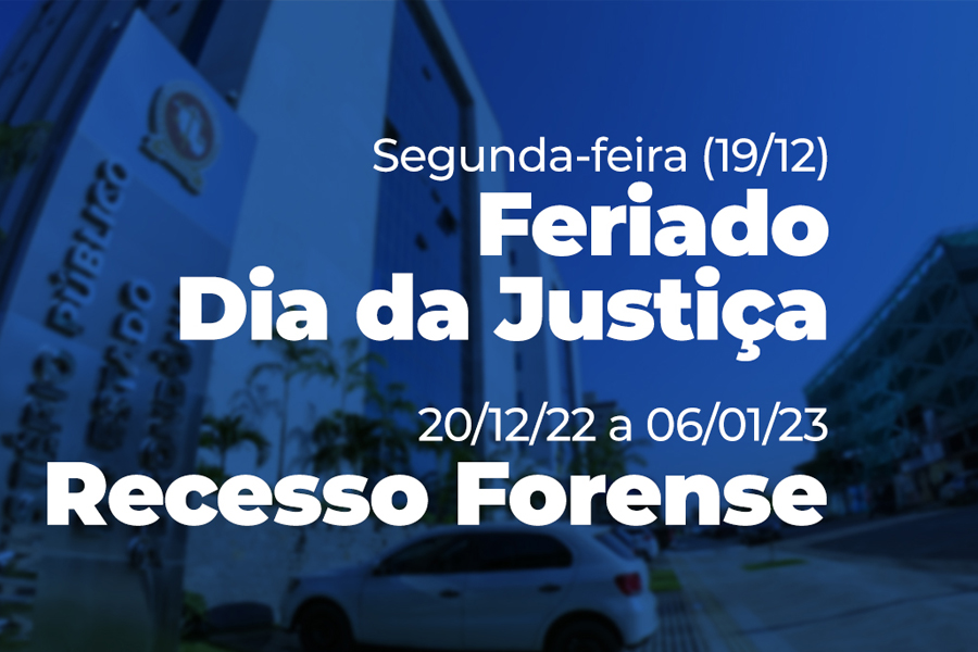 MP de Rondônia funcionará em regime de plantão na próxima segunda-feira  feriado pelo Dia da Justiça, e durante recesso forense - News Rondônia