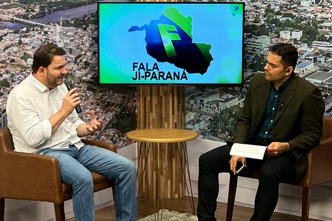 Presidente da Assembleia Legislativa faz balanço do seu mandato durante entrevistas em Ji-Paraná - News Rondônia