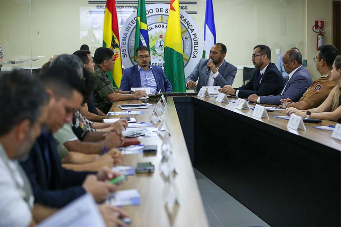 Reforço contra crimes é debatido durante reunião do Gabinete Integrado de Fronteira - News Rondônia