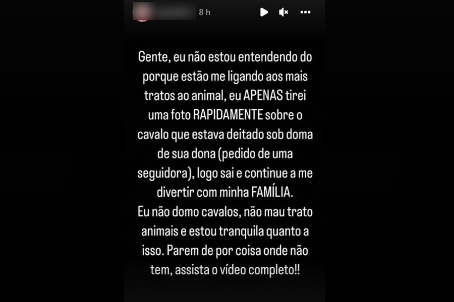 NA CAVALGADA: Ex-BBB de Rondônia monta em cavalo que estava exausto e recebe críticas - News Rondônia