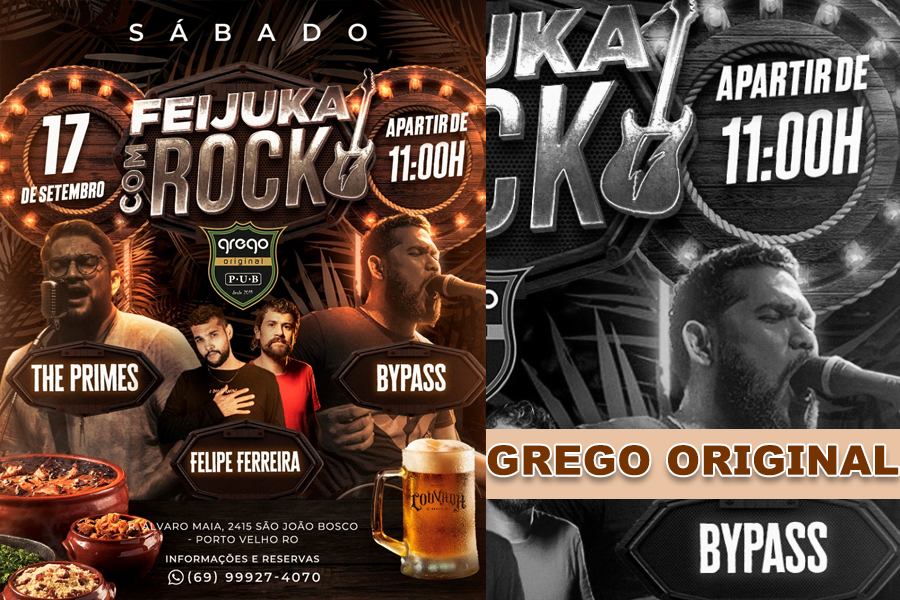 GREGO ORIGINAL: Confira os shows que vão rolar no premiado Pub porto-velhense - News Rondônia