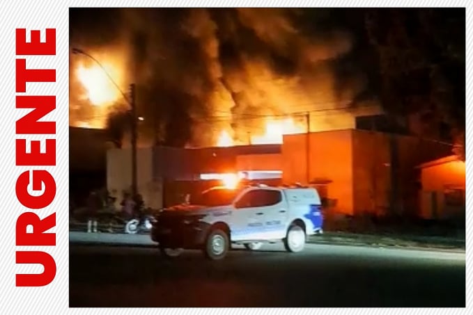 Loja da Cairu em Pimenta Bueno é destruída por incêndio - vídeo - News Rondônia