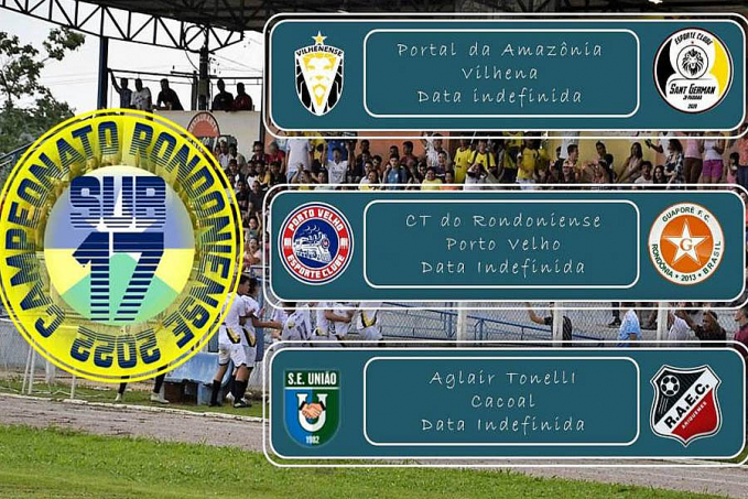 Partidas da segunda fase do Rondoniense Sub-17 são adiadas por causa dos bloqueios nas rodovias - News Rondônia