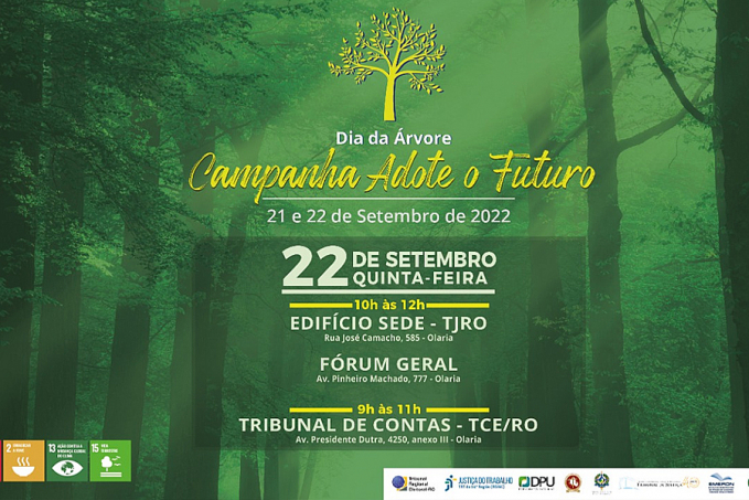 Órgãos ligados ao Judiciário promovem nova edição da campanha Adote o Futuro, de distribuição de mudas - News Rondônia