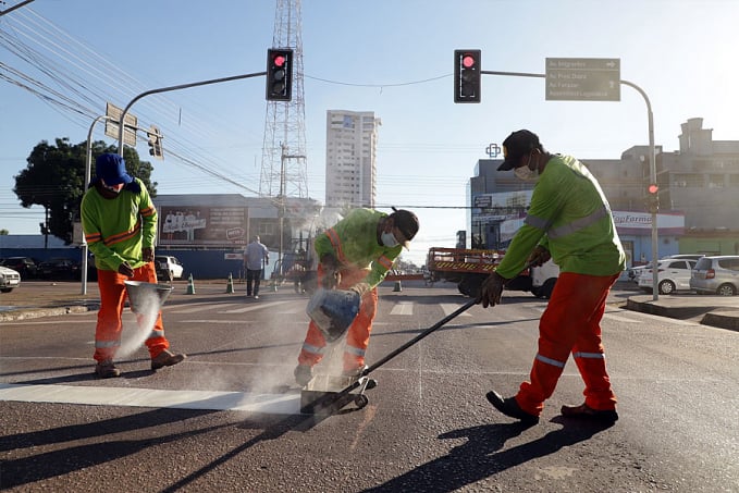Prefeitura atua para ampliar sinalização nas ruas e avenidas de Porto Velho - News Rondônia