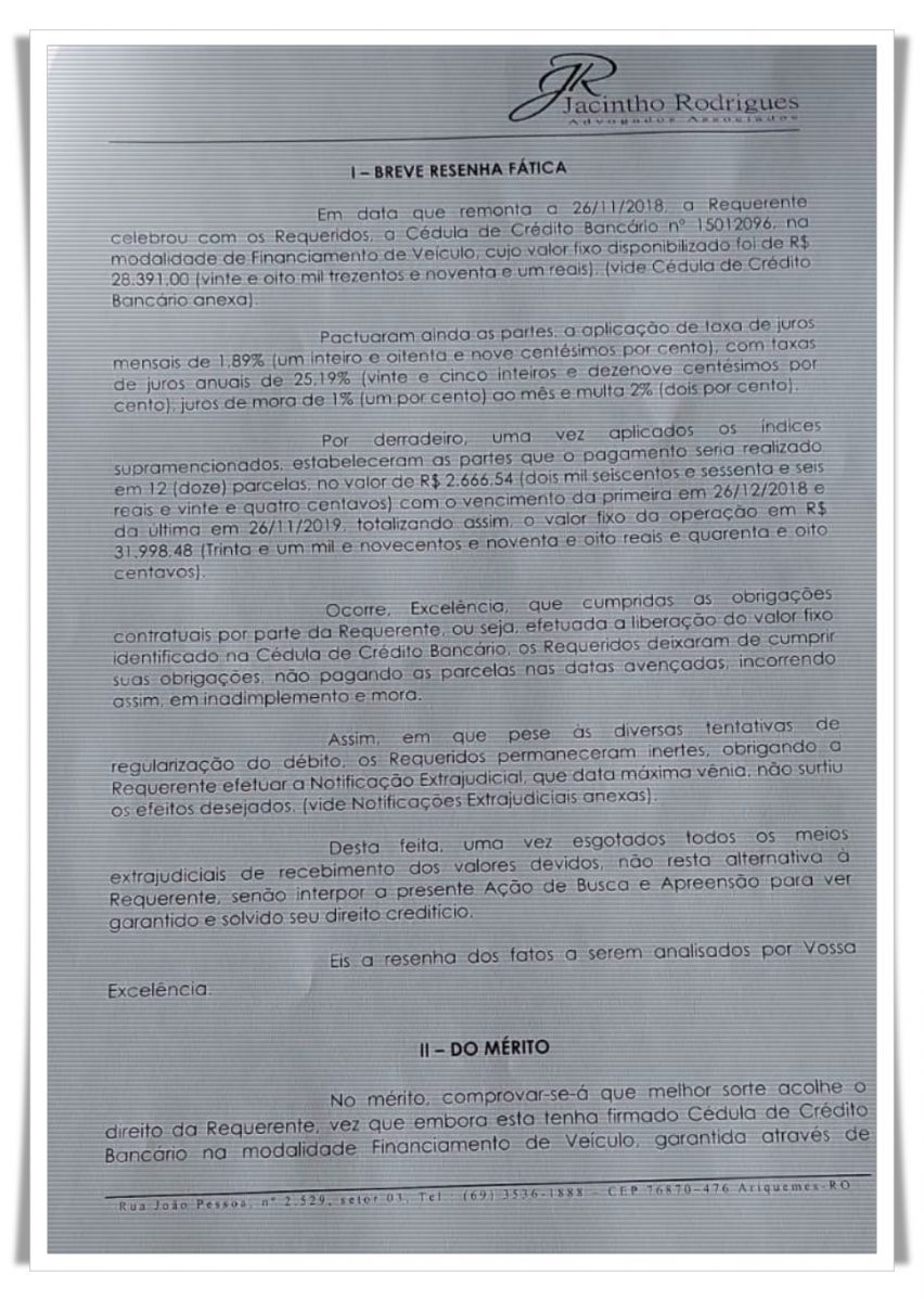 Sobrinha do Deputado Geraldo da Rondônia registra Boletim de Ocorrência contra o tio por importunação, ameaças e fraude em seus documentos - News Rondônia