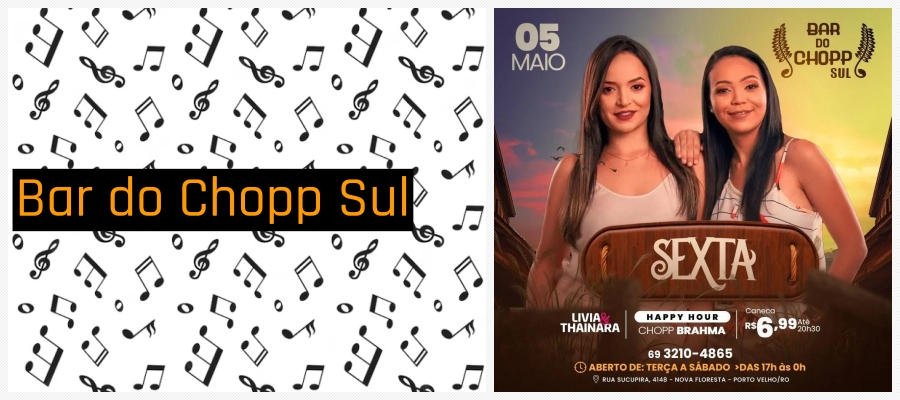 Agenda News: Música ao vivo para aproveitar o final de semana, por Renata Camurça - News Rondônia