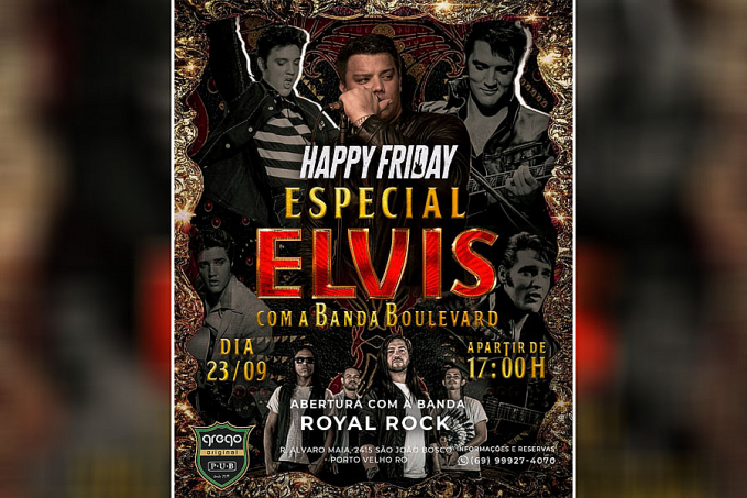 ESPECIAL DE SEXTA: Elvis Presley com a banda Boulevard no Grego Original - News Rondônia