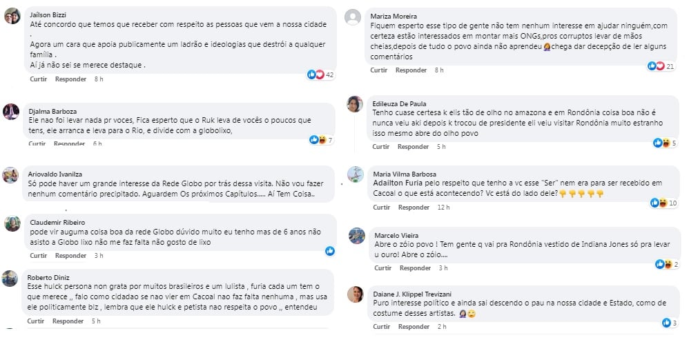 Visita de Luciano Huck vira tempestade de críticas em Cacoal: Prefeito pede respeito e educação - News Rondônia