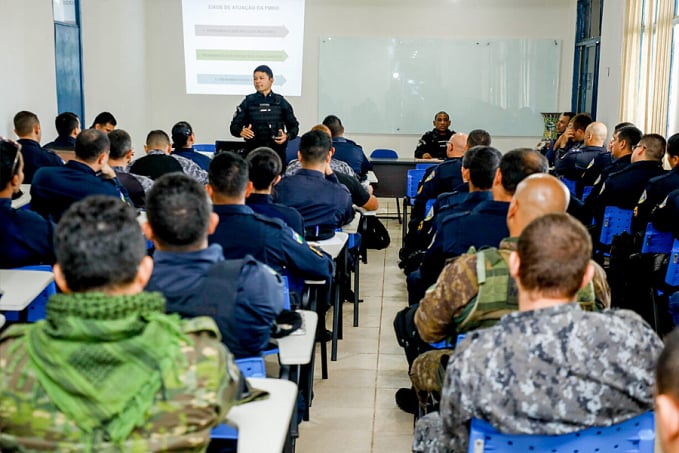 Policiais militares participam de treinamento para reforçar protocolo de ações em ocorrências nas escolas - News Rondônia