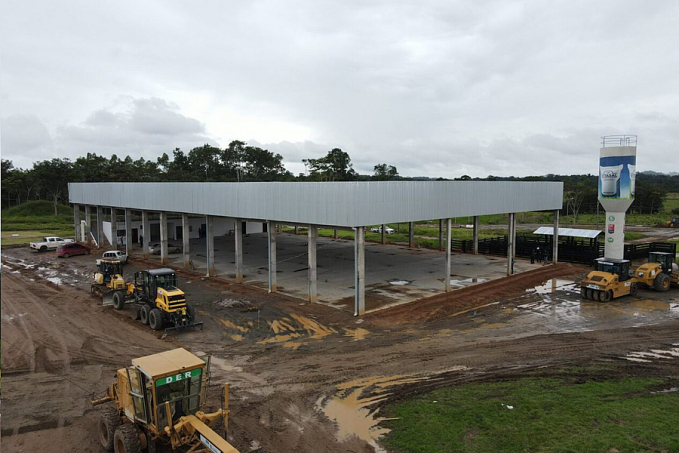 Seosp avança na construção do espaço da Bovinocultura para a 10ª Rondônia Rural Show Internacional - News Rondônia