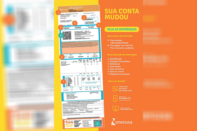 Conta de luz tem novo layout para garantir mais segurança ao cliente - News Rondônia