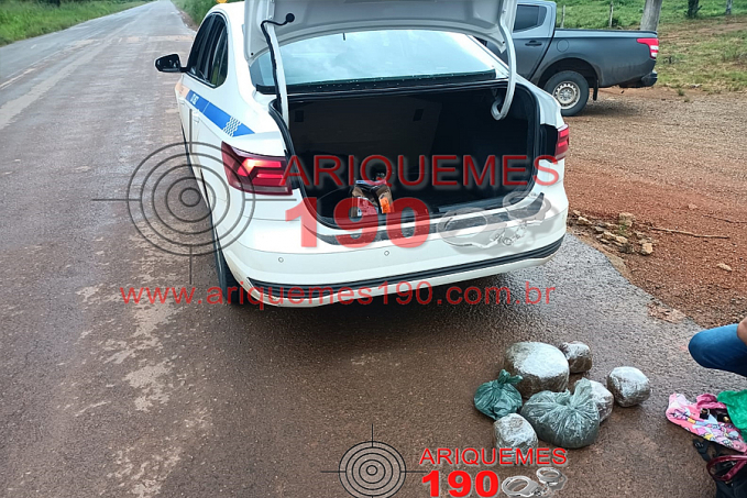 Polícia Civil de Machadinho prende passageiro de táxi que transportava grande quantidade de droga - News Rondônia